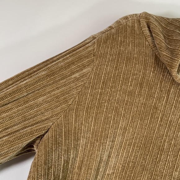 Addition Elle Light Brown Velvet Soft Pullover Sweater - Picture 2 of 5